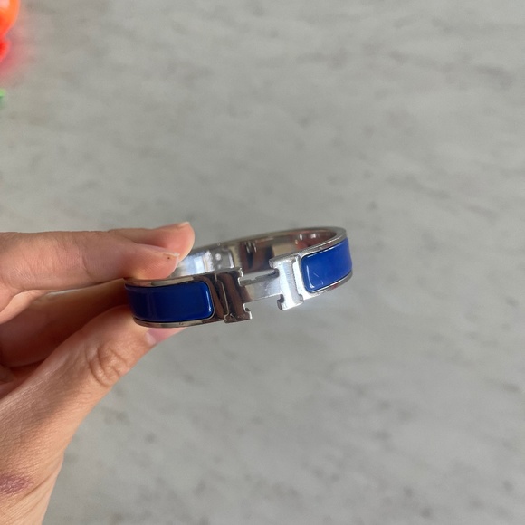 Hermes Clic H bleu - Picture 1 of 2